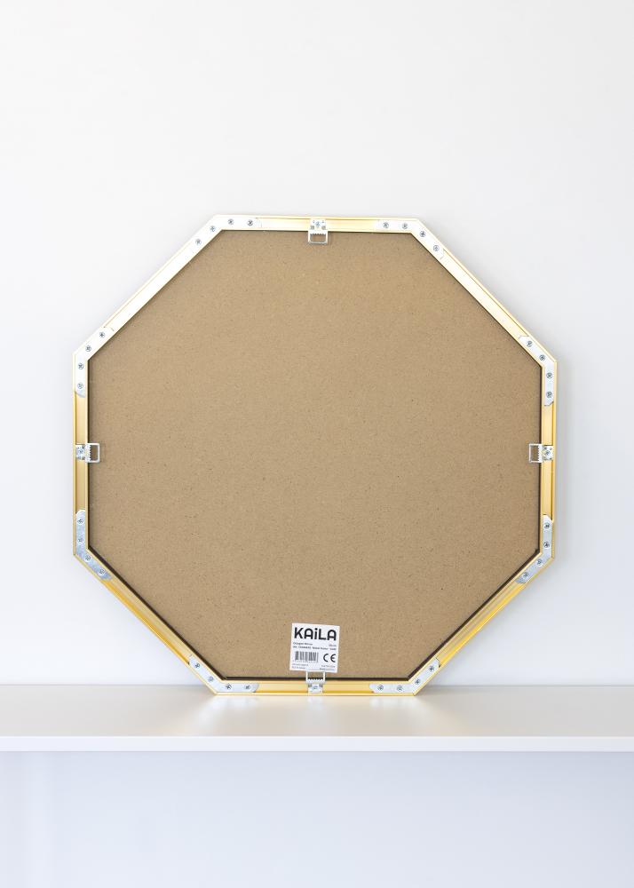 KAILA Spejl Octagon Gold 50 cm Ø