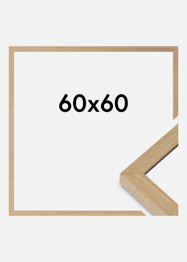 Ramme Hermes Akrylglas Natural Oak 60x60 cm