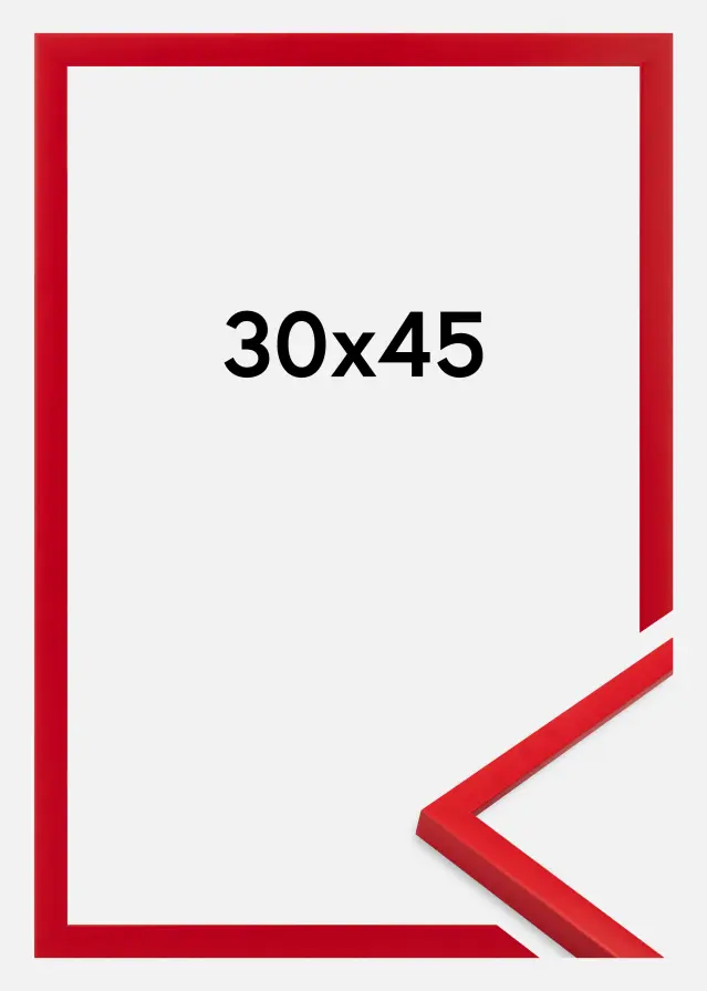 Ramme Kent Akrylglas Rød 30x45 cm