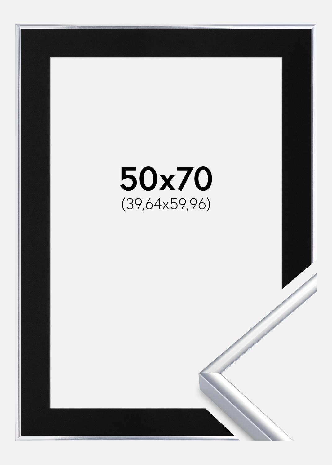 Product Image for Ramme Aluminium Blank Sølv 50x70 cm - Passepartout Sort 16x24 inches