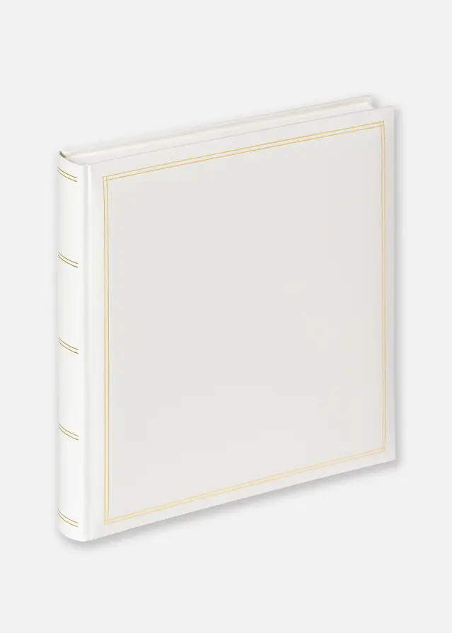 Monza Album Classic Hvid - 34x33 cm (60 Hvide sider / 30 blade)