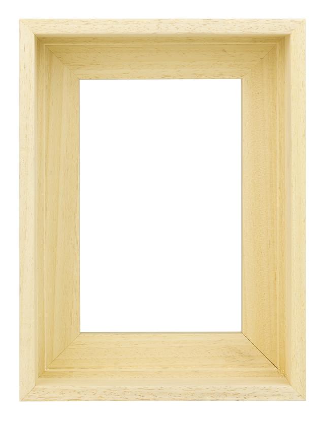 Svæveramme Ontario 3D Ubehandlet Ayoustræ 56x71 cm