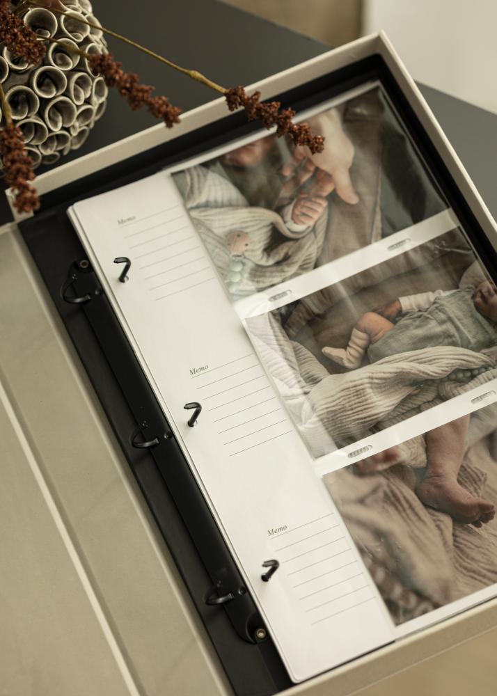 Fotolommer 10x15 cm til KAILA Coffee Table Photo Album XL - 10 stk Hvide