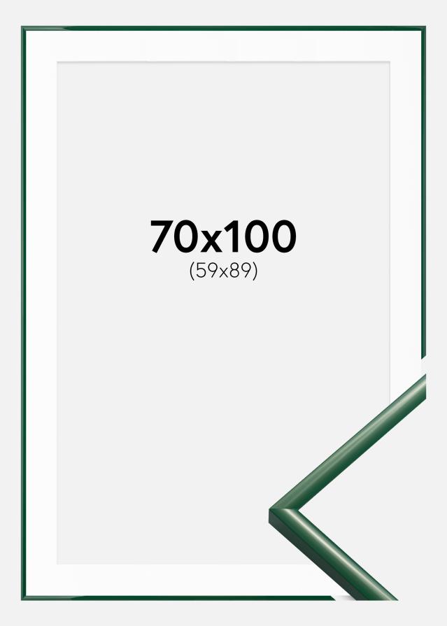 Ramme New Lifestyle Moss Green 70x100 cm - Passepartout Hvid 60x90 cm