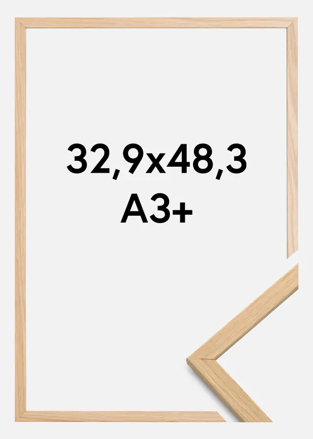 Ramme Edsbyn Akrylglas Eg 32,9x48,3 cm (A3+)