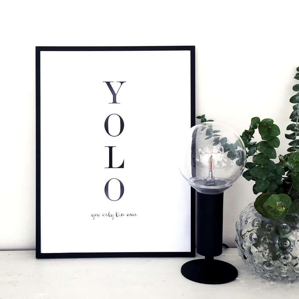 YOLO - You only live once - Sort