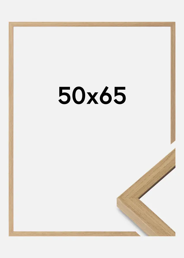 Ramme Ares Akrylglas Natural Oak 50x65 cm