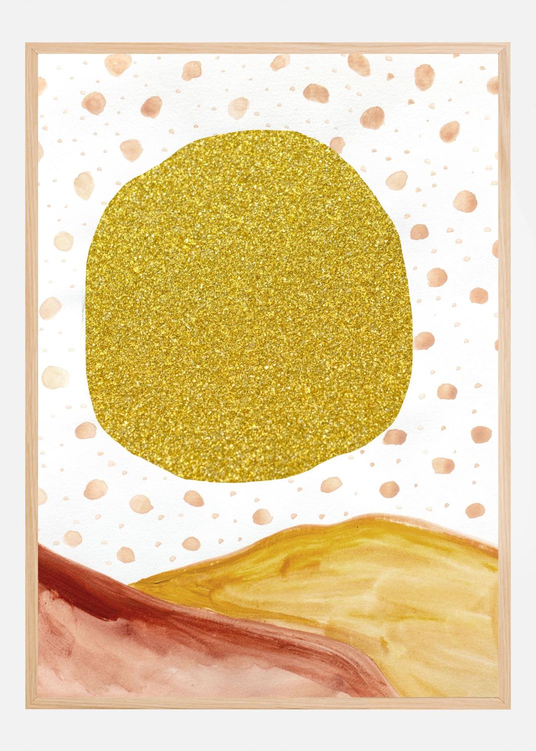 Product Image for Glitter Sun Plakat (21x29.7 cm (A4))