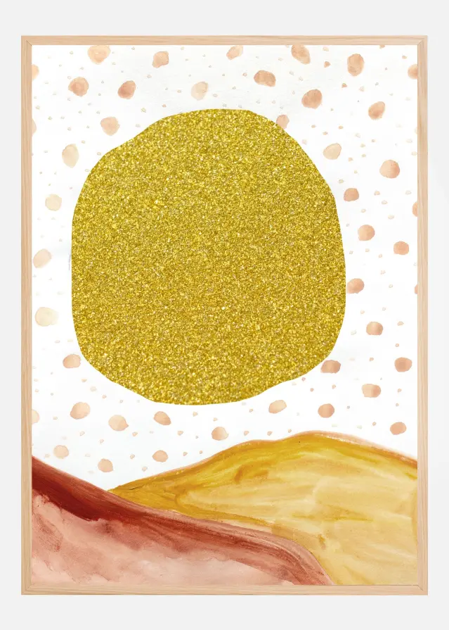 Glitter Sun Plakat