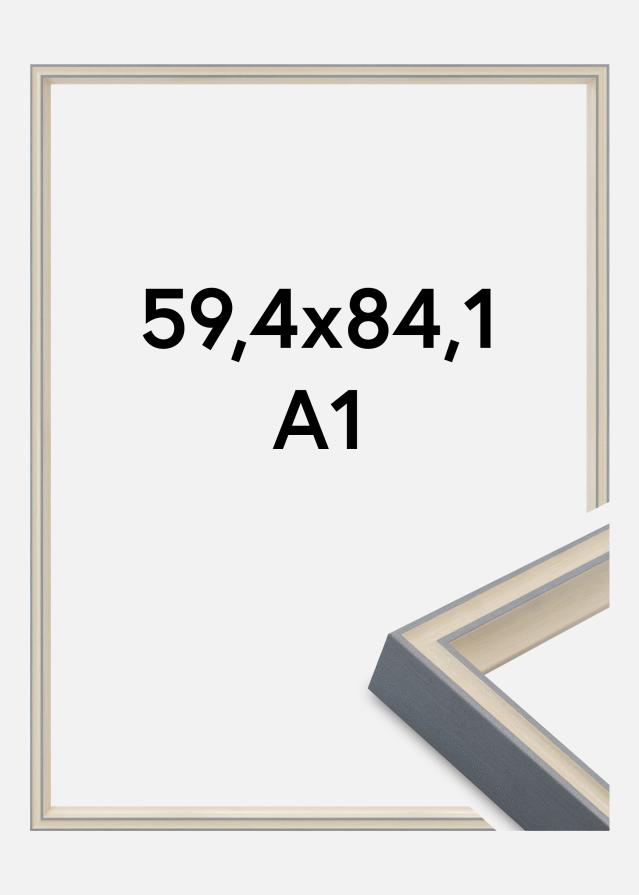 Ramme Riga Akrylglas Grå 59,4x84 cm (A1)