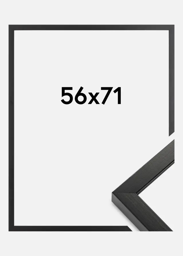 Ramme Amanda Box Sort 56x71 cm