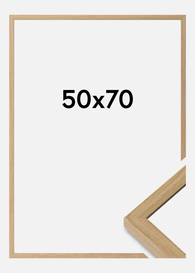 Ramme Ares Akrylglas Natural Oak 50x70 cm