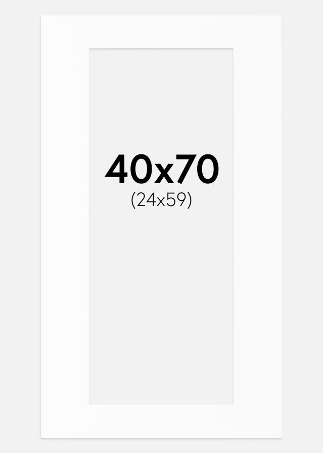 Passepartout Canson Hvid (Hvid kerne) 40x70 cm (24x59)