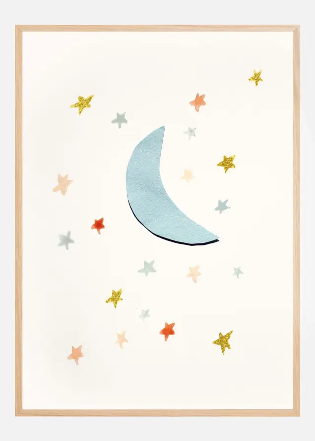 Moon a Stars Plakat