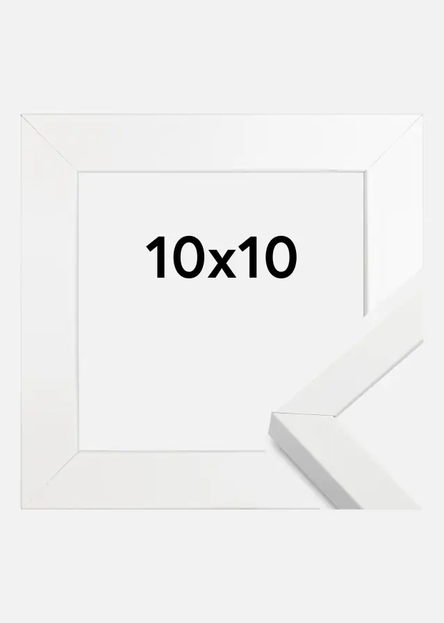 Ramme Amanda Box Hvid 10x10 cm