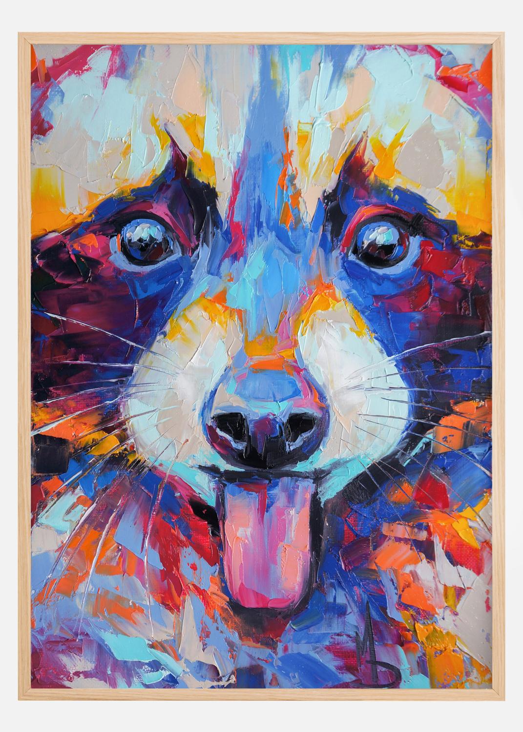 Product Image for Raccoon Painting II Plakat (21x29.7 cm (A4))