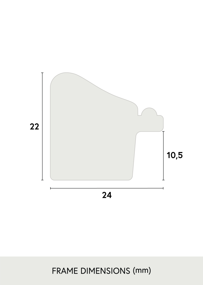 Ramme Delighted 50x70 cm