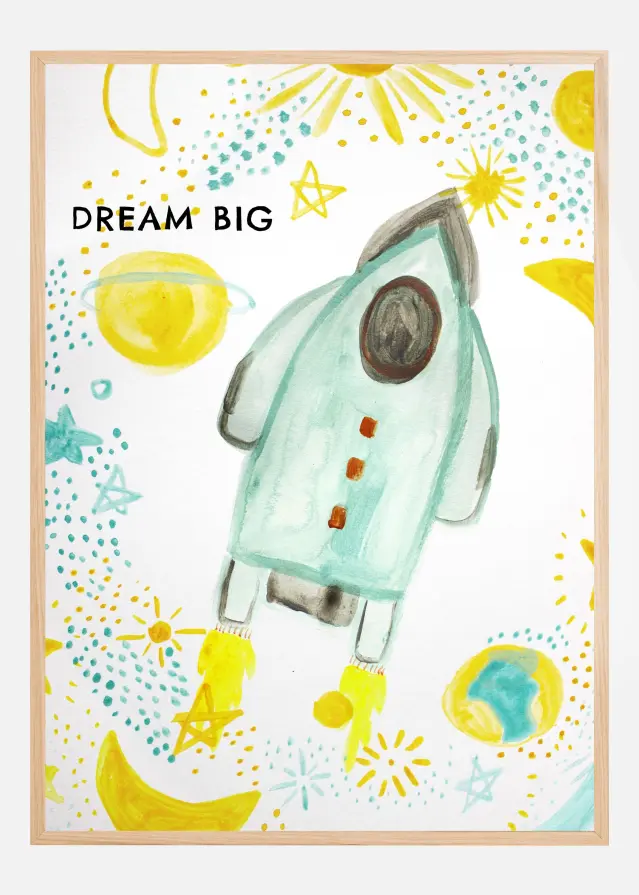 Space Boy Plakat