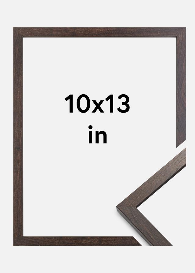 Ramme Trendy Akrylglas Valnød 10x13 inches (25,4x33,02 cm)