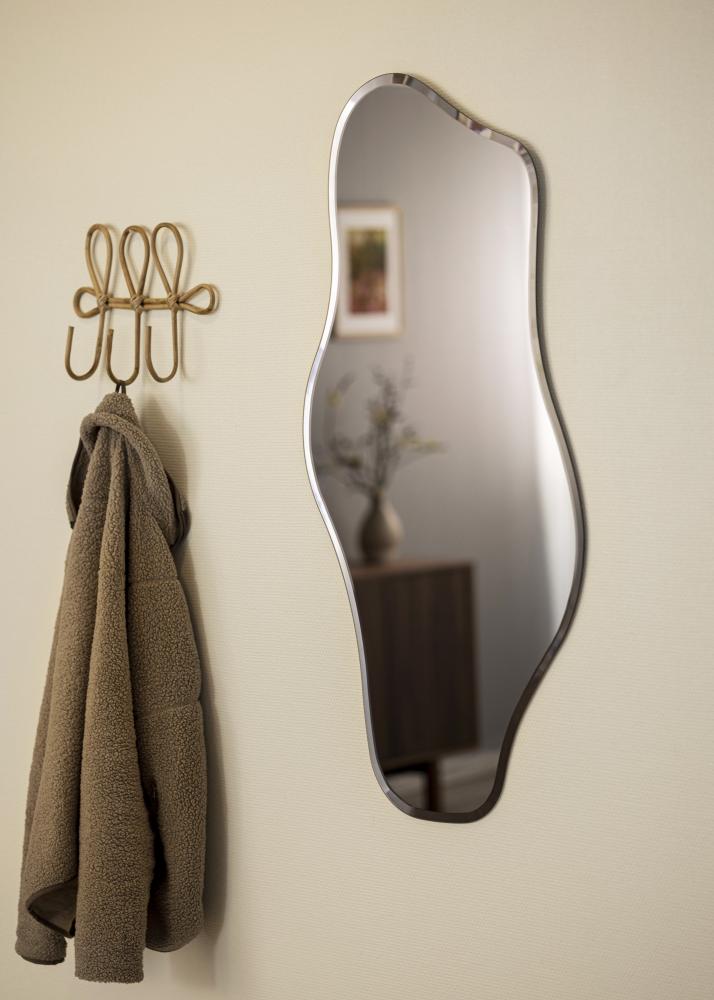 Spejl Wave Grey 55x110 cm