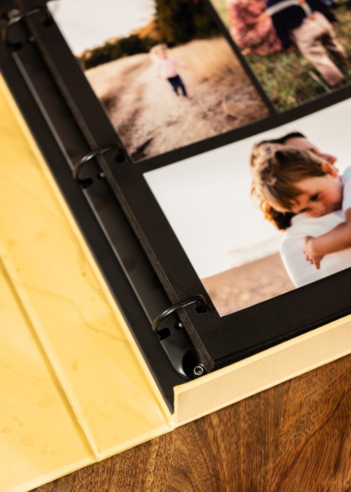 KAILA XOXO Yellow - Coffee Table Photo Album (60 Sorte Sider / 30 Blade)