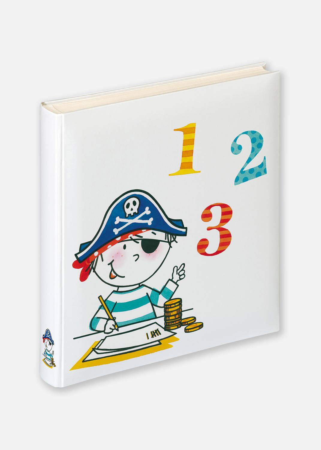 Product Image for Børnealbum Piratskole - 28x30,5 cm (50 Hvide sider / 25 blade)