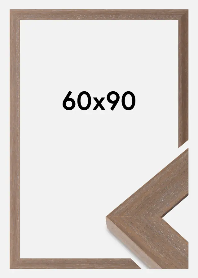 Ramme Juno Akrylglas Grå 60x90 cm