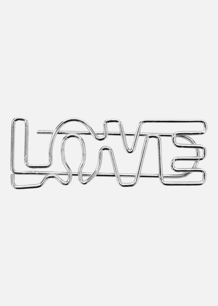 PAC Metal Paperclip LOVE Sølv