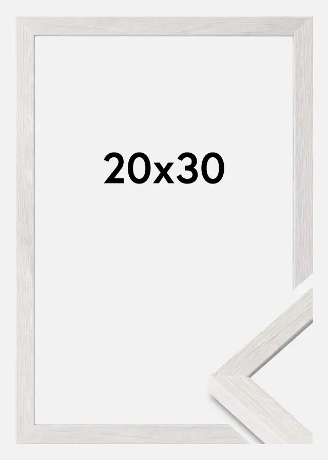 Ramme Ares Akrylglas White Oak 20x30 cm