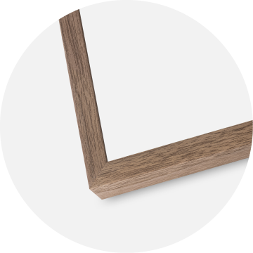 Ramme Soul Walnut Veneer 40x60 cm - Passepartout Hvid 25x50 cm