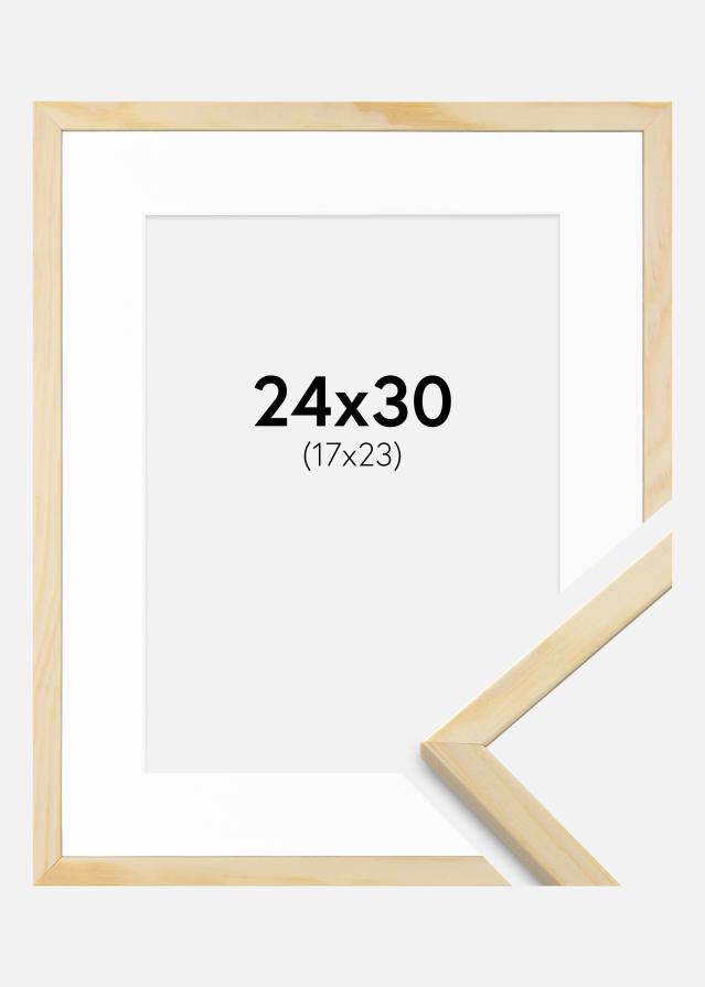 Ramme Galant Fyr 24x30 cm - Passepartout Hvid 18x24 cm