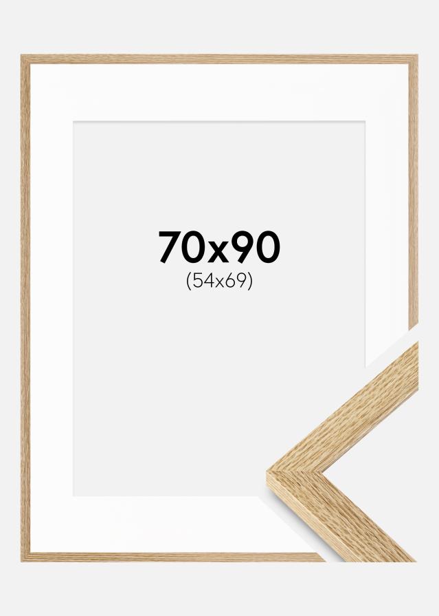 Ramme Selection Eg 70x90 cm - Passepartout Hvid 55x70 cm