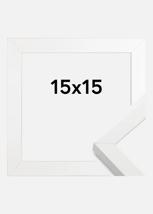 Ramme Amanda Box Hvid 15x15 cm