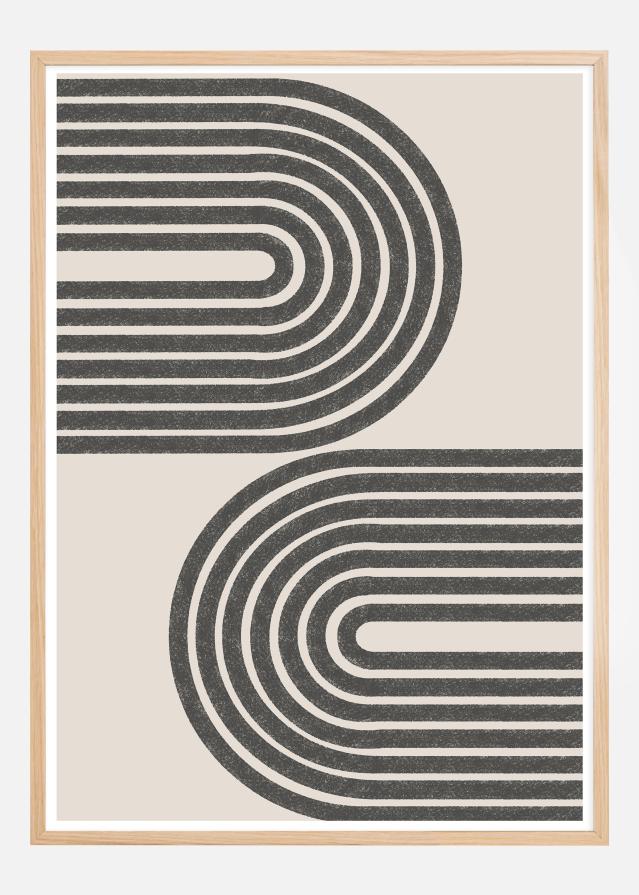 Flow Shapes No14 Plakat