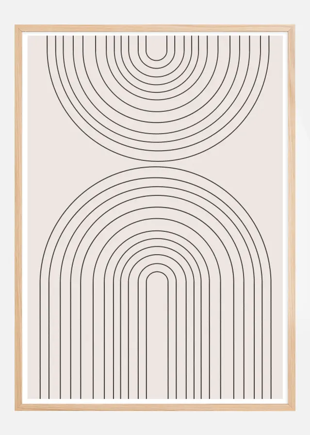 Flow Shapes No16 Plakat