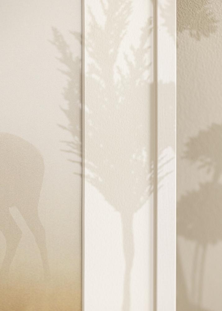 Ramme Edsbyn Hvid 45x55 cm - Passepartout Hvid 34x46 cm