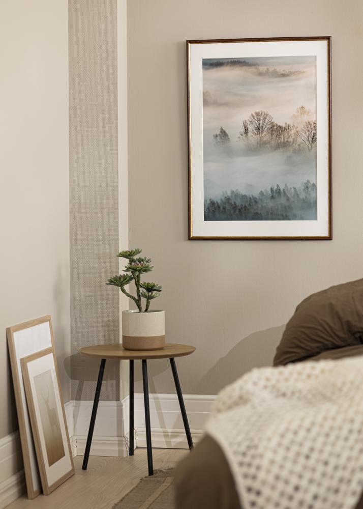 Ramme Horndal Brun 30x80 cm - Passepartout Hvid 20x70 cm