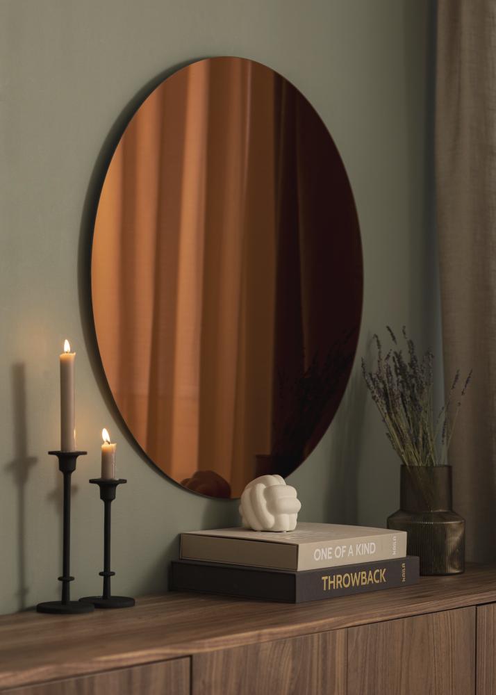 Spejl Wine Red 80 cm Ø