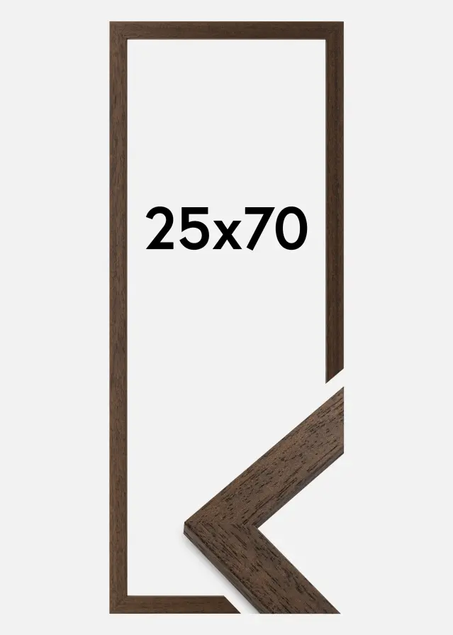 Ramme Brown Wood 25x70 cm