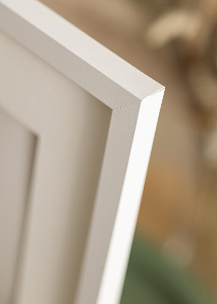 Ramme Trendy Hvid 24x30 cm - Passepartout Hvid 7x9 inches