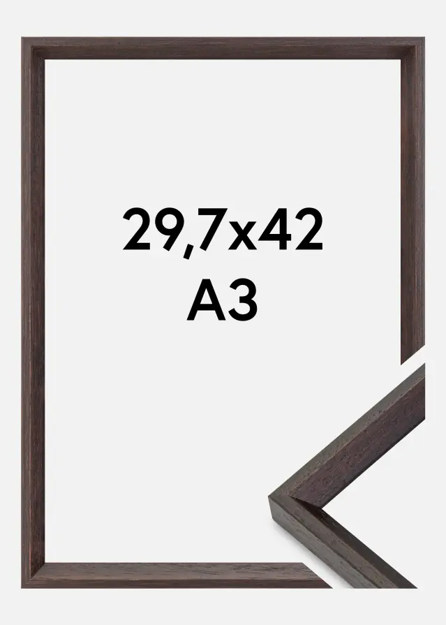 Ramme Globe Akrylglas Espresso 29,7x42 cm (A3)