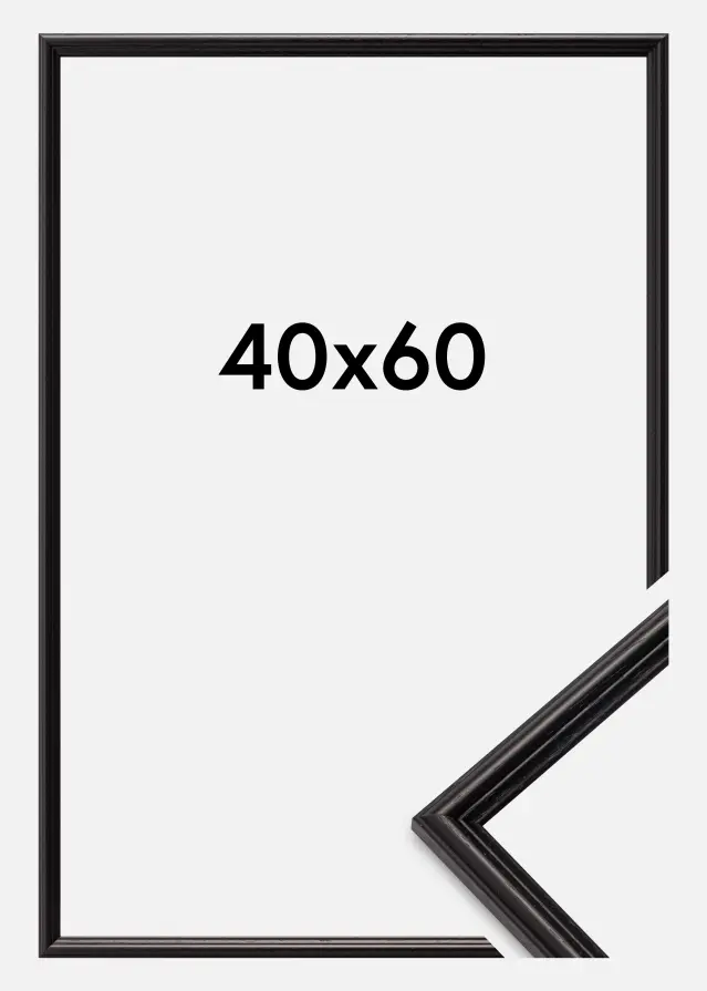 Ramme Horndal Akrylglas Sort 40x60 cm