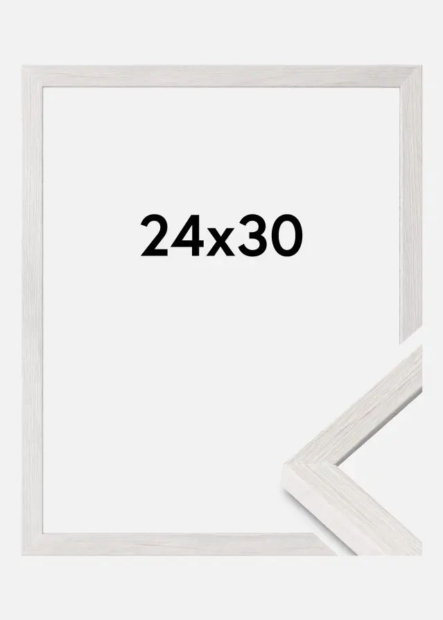 Ramme Ares Akrylglas White Oak 24x30 cm
