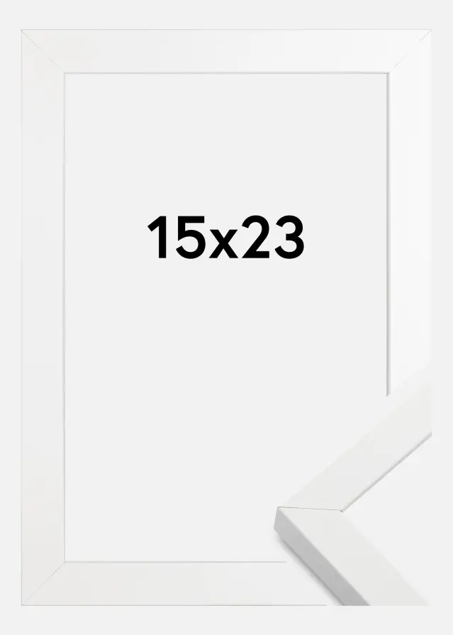 Ramme Amanda Box Hvid 15x23 cm