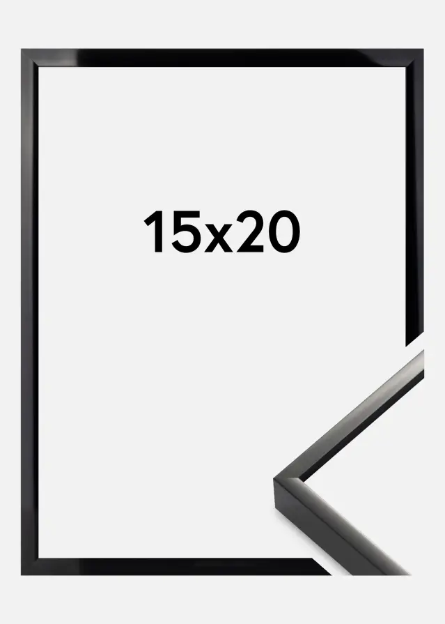 Ramme Nielsen Premium Alpha Blank Sort 15x20 cm
