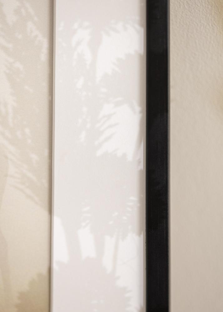 Ramme Galant Sort 40x50 cm - Passepartout Hvid 28x35 cm