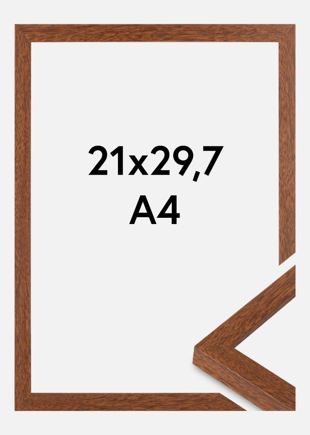 Ramme Modern Akrylglas Warm Brown 21x29,7cm (A4)