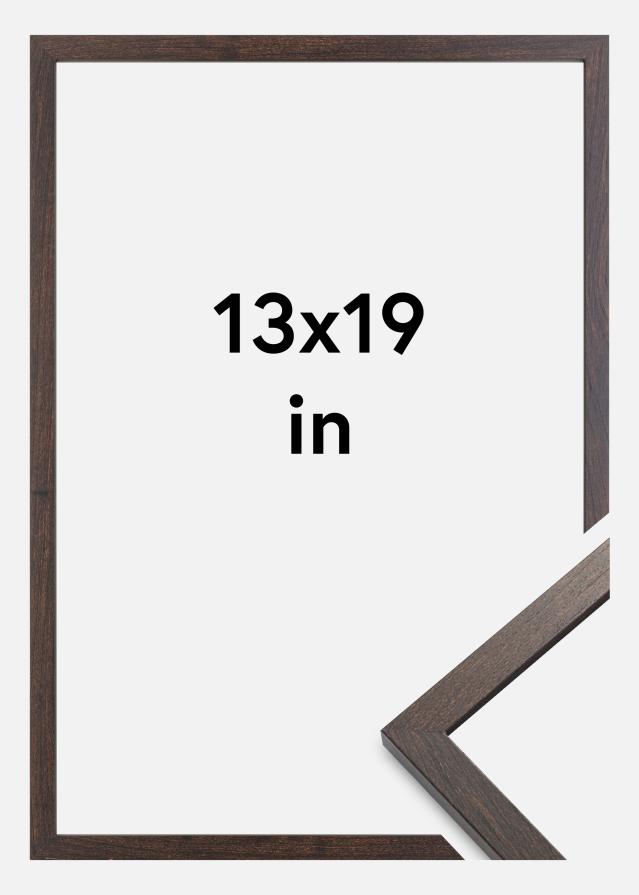 Ramme Trendy Akrylglas Valnød 13x19 inches (33,02x48,26 cm)