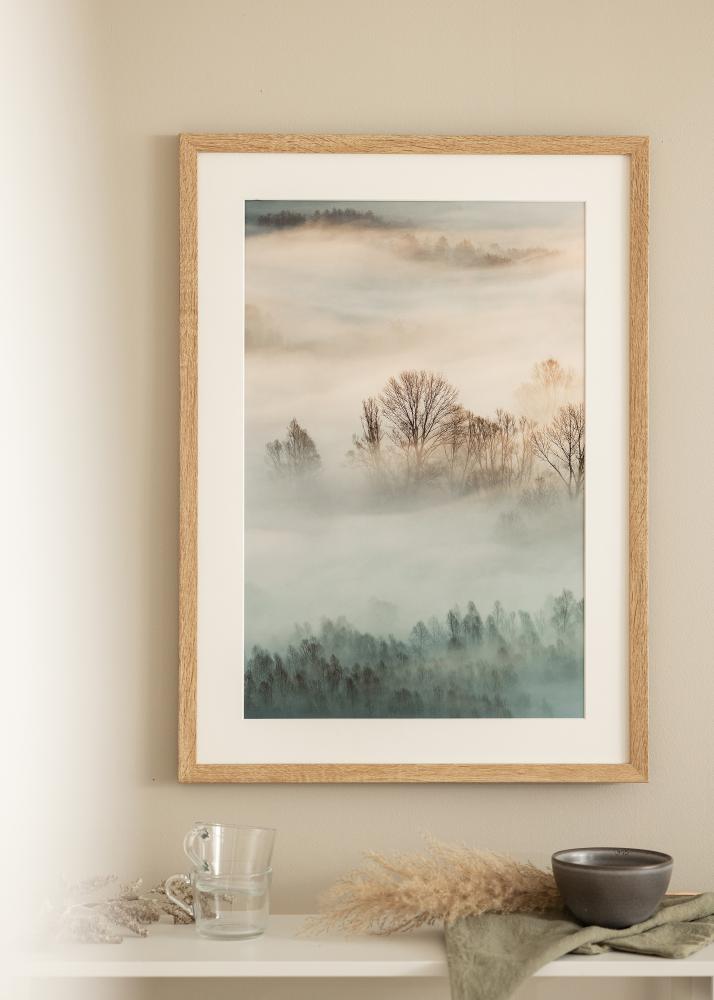 Ramme Fiorito Lys Eg 40x40 cm