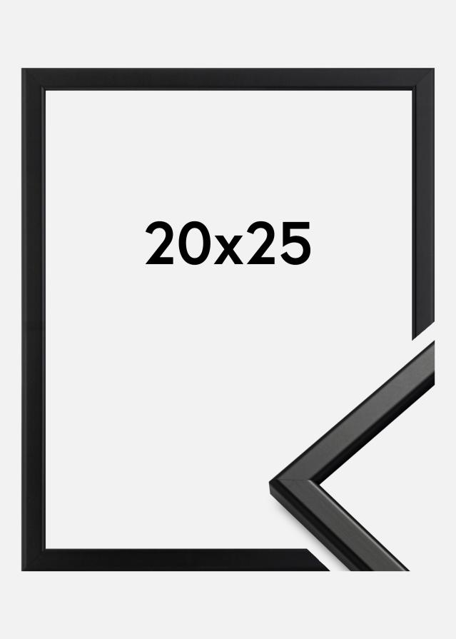 Ramme Slim Mat antirefleksglas Sort 20x25 cm